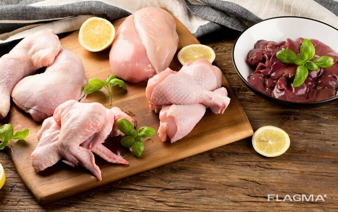 Halal - Frozen Chicken, Thigh, Back quarter, Wings , Fillet IPBF , IQF, BF. Ukraine