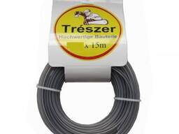 Леска для мотокос армированный квадрат- 3,0 мм - моток 15 м - TRÉSZER