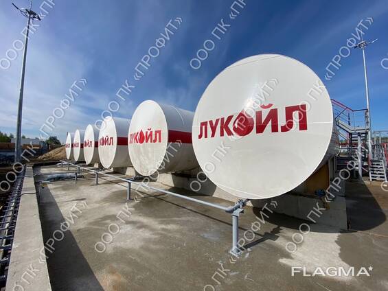 Резервуары для Нефти / Ргс 25 м³, 50 м³, 75 м³, 100 м³, 150 м³, 180 м³
