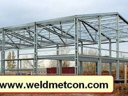 Frame steel  welding steel structures / weldmetcon. com /