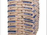 White wood pellets available , low ash