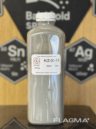 Zinc powder for cold gas spray